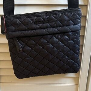 MZ Wallace Dark Quilted Crossbody Bag